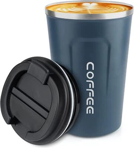 12 Oz Stainless Steel Vacuum Insulated Tumbler - Coffee Travel Mug Spill Proof w - Picture 1 of 1