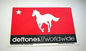 Rare Deftones Worldwide Music Group Sticker New NOS 2000 Yujean Stickems - Picture 1 of 2