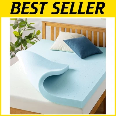 Colchón de espuma viscoelástica con infusión de gel - tamaño queen Foto 1 de 4