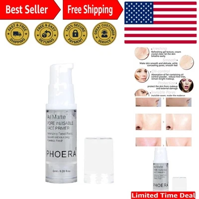 Primer gel minimizador de poros: hidratación no grasa para todo tipo de piel - 0,20 fl oz Foto 1 de 4