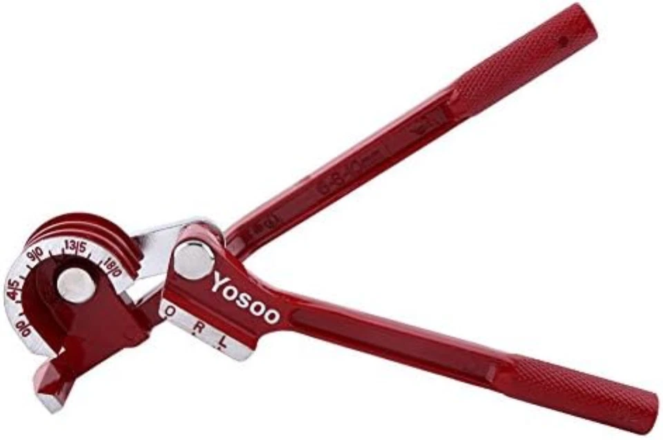 Curvatubi manuale 3 in 1, 180 gradi, regolabile, resistente, con indicatore di g - Immagine 1 di 1