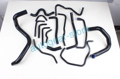 Silicone Radiator Hose Kit Black Fit For Toyota Celica GT GT-S 2000-2005 - Image 1 of 4