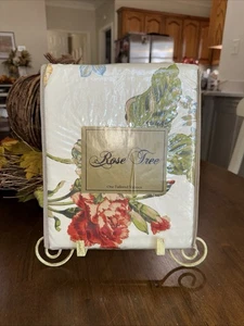 NEW The Rose Tree English Garden Tailored Valance 14x80 - Picture 1 of 5