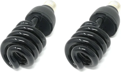 2 X Lampadina a Spirale Uv Luce Nera Da 28W per Discoteca Feste Effetto Fluo - Immagine 1 di 4