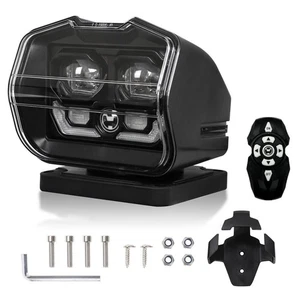LED-Scheinwerfer 360° drehbar drahtlose Fernbedienung für Off Road Truck Yacht - Bild 1 von 15