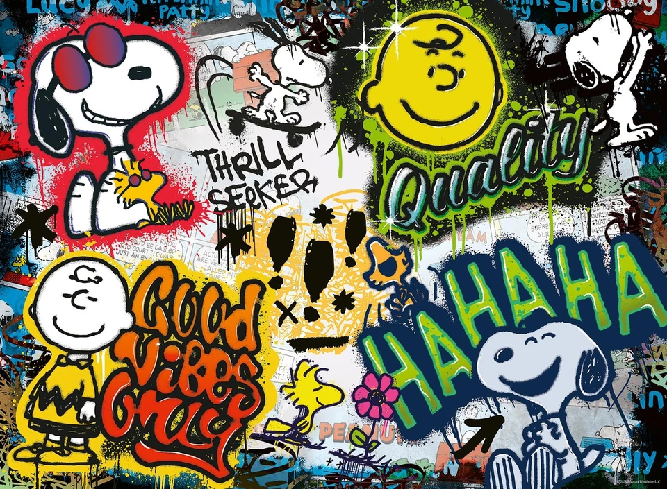 Ravensburger Puzzle 12000389 - Peanuts Graffiti - 500 Teile Puzzle für Erwachsen - Изображение 1 из 4