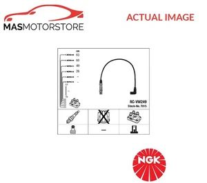 IGNITION CABLE SET LEADS KIT NGK 7015 P FOR AUDI A3,8PA 1.6 E-POWER 1.6L 75KW - Picture 1 of 5