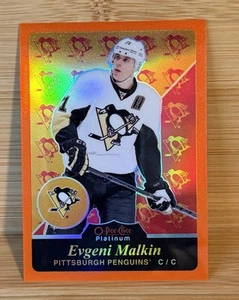 2015-16 O-PEE-CHEE PLATINUM #R44 EVGENI MALKIN RETRO ORANGE RAINBOW /49 - Bild 1 von 2