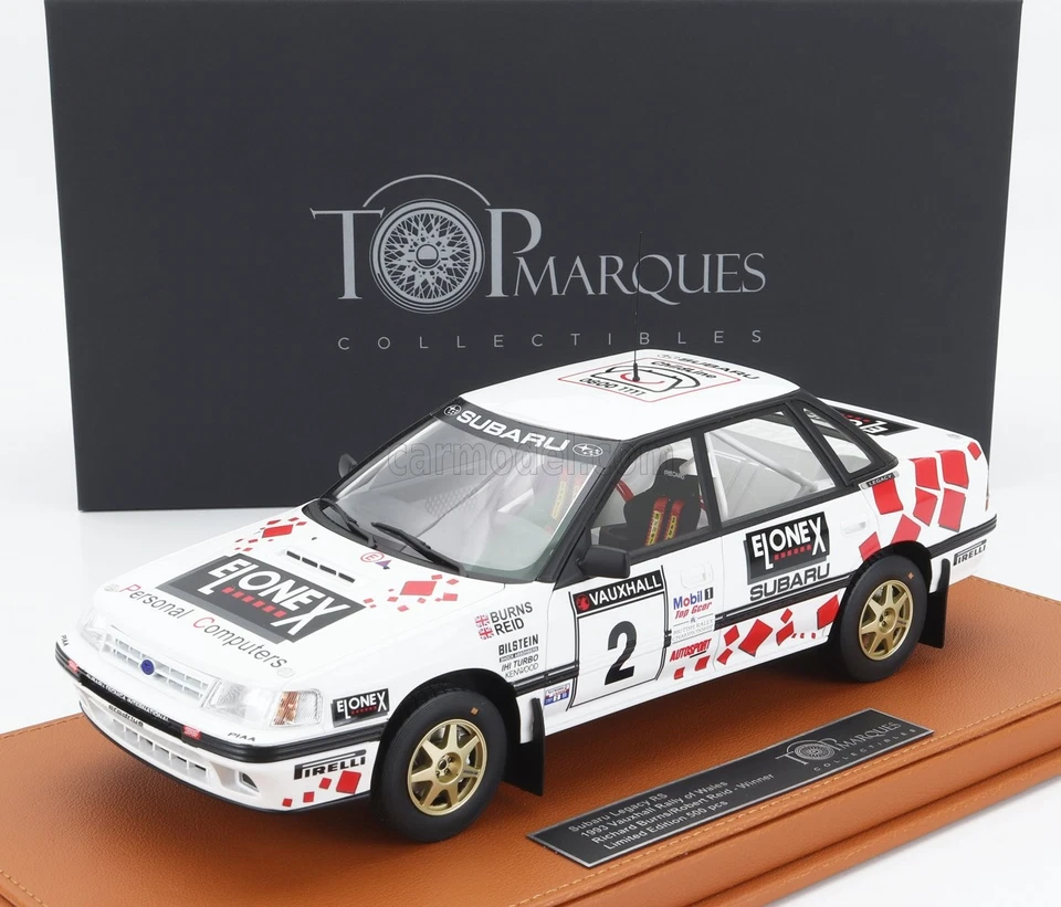1/18 TOPMARQUES - SUBARU - LEGACY RS N 2 WINNER BRITISH RALLY 1993 TOP118C - Immagine 1 di 1