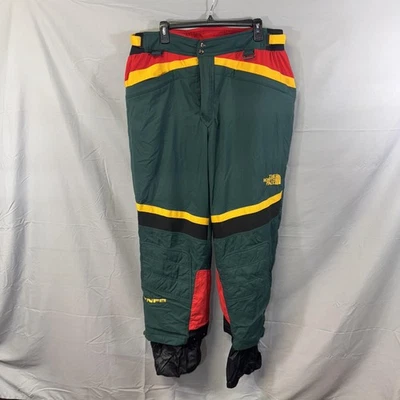 The North Face Pants Mens M-XL Green Colorblock GORE-TEX Ski Snow Waterproof - Image 1 of 4