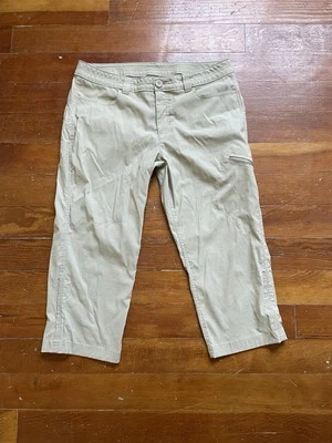 Pantalones de senderismo Eddie Bauer ligeros de carga corta. Beige, para mujer talla 12. Leer. Foto 1 de 4