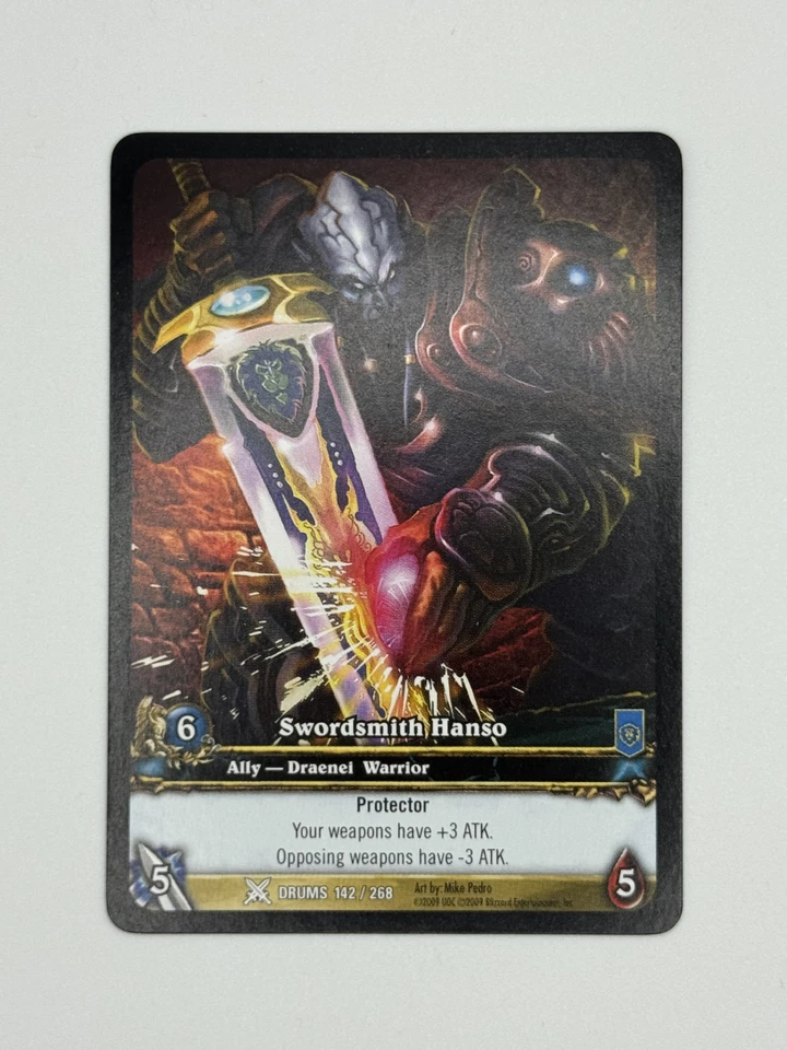 World of Warcraft TCG Drums 142/268 Extended Art Swordsmith Hanso - Image 1 of 1