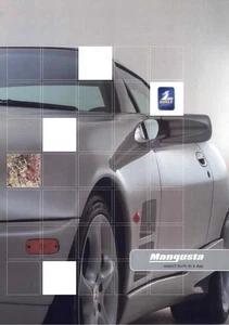 Catalogue Brochure Qvale De Tomaso Mangusta 2001 anglais / english - Imagen 1 de 2