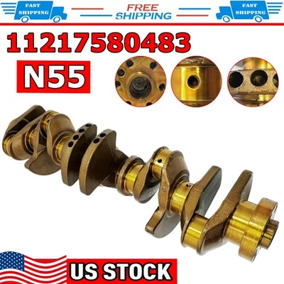 N55B30A Engine Crankshaft 11217580483 For BMW 335i 435i 535i 640i X4 X5 X6 3.0L - Изображение 1 из 4