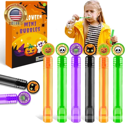 Paquete de 20 rellenos de bolsa de golosinas de Halloween para niños, mini burbujas fiesta Foto 1 de 4