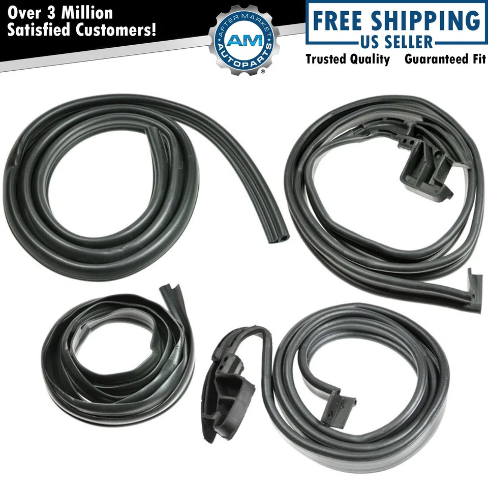 Removable Top Weatherstrip Seal Bedside to Cap Set Kit for 76-91 Jimmy Blazer - Image 1 of 1