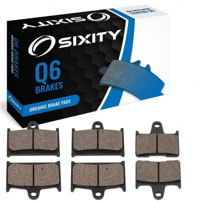 Передние + задние органические тормозные колодки 2003-2005 MZ MUZ 1000 SP II III комплект полный комплект ni - Изображение 1 из 4