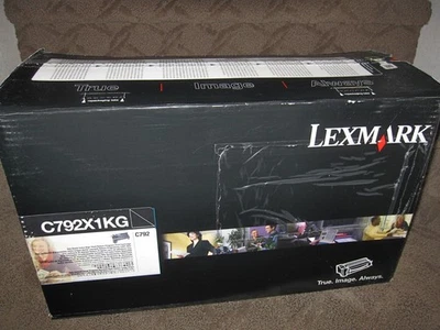 Lexmark C792X1KG Black Extra High Yield Toner Cartridge Genuine OEM C792 - Image 1 of 4