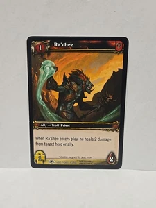 World Of Warcraft Through The Dark Portal Ra'chee 230/319 TCG Card - Picture 1 of 2