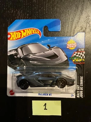 Hot Wheels McLaren W1 142/250 Race Day 6/10 2025 nuovo imballo originale mattel - Immagine 1 di 2