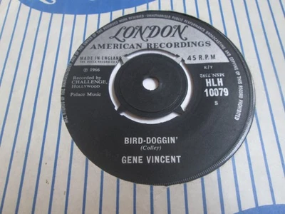 GENE VINCENT  - " BIRD DOGGIN' " 1966 UK  London  45, HLH 10079 Foto 1 de 2