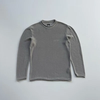 Suéter Armani Jeans Vintage Tejido Algodón Gris Hecho en Italia Para Hombre Talla XL Informal Foto 1 de 4