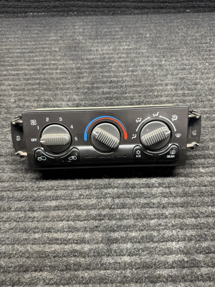 2000-2002 TAHOE YUKON ЛАВИНЫ AC КЛИМАТ-КОНТРОЛЬ ТЕМПЕРАТУРЫ НАГРЕВАТЕЛЬ ПЕРЕКЛЮЧАТЕЛЬ OEM - Изображение 1 из 4