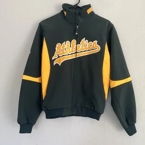 Giacca Dugout Majestic Donna Media Therma Base Oakland Athletics Full Zip - Foto 1 di 7