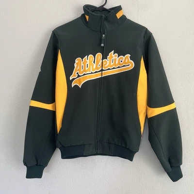 Jaqueta Majestic Feminina Média Therma Base Oakland Athletics Zíper Completo Dugout - Imagem 1 de 4