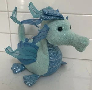 Ganz Webkinz Splash Dragon No Code - HM601 Plush Stuffed Animal Toy, HTF Rare - Picture 1 of 6