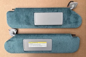 79-95 Chevrolet G10 G20 30 Gmc Van Vandura Sun Visor Shade Set Lighted Blue - Picture 1 of 19