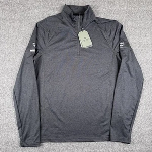 Stormtech HXR-1 Milano 1/4 Zip Pullover Mens Large Gray Performance Athletic NWT - Picture 1 of 9