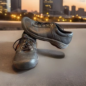 KEEN Austin Low Black Leather Oxfords Casual Shoes Men's Sz EU 44.5 / US 11M - Picture 1 of 8