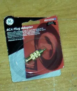 Cinch Stecker Adapter GE NR. AV23226 ADAPT "F" TYP AUF RCA STECKER - Bild 1 von 2