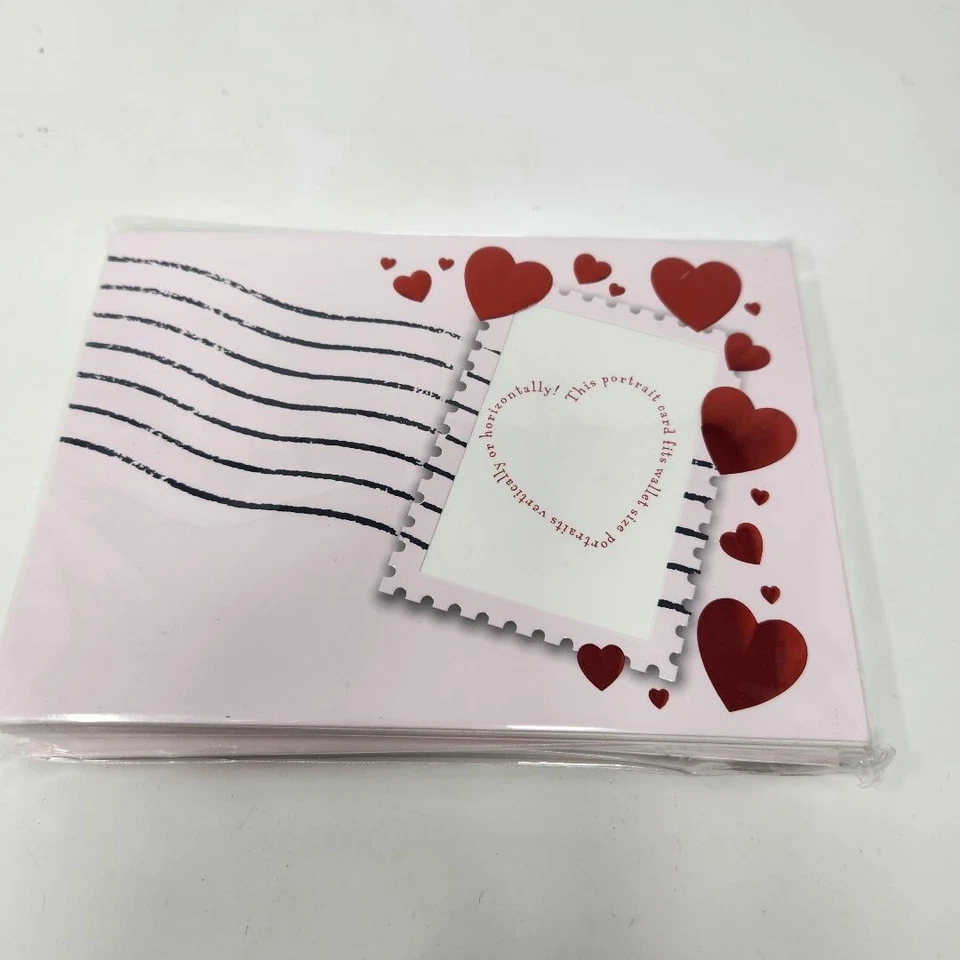 Hallmark Picture People Portrait Photo Frame Valentine Day Greeting Cards 12  I1 - Image 1 of 1