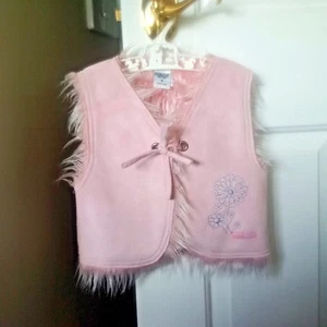 'OSH KOSH' GIRLS FUR VEST/JACKET, SIZE 5 YRS, EXCELLENT CONDITION - Picture 1 of 5