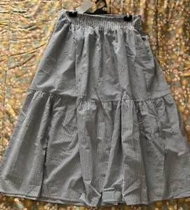 Plus Size High Shirring Waist Maxi Skirt Size 18 - Picture 1 of 6