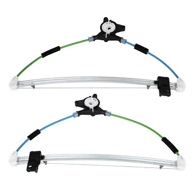 Pair Rear Left Right Power Window Regulator W/o Motor For Mazda 3 2004-2009 - Image 1 of 4