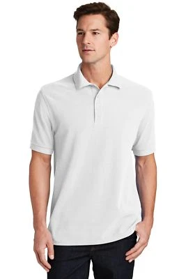 NUEVO Polo Port & Company Para Hombre 100% Algodón 3 Botones Tapeta M-KP1500 Foto 1 de 2
