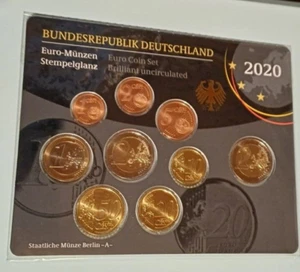 Kursmünzsatz 2020 Stempelglanz "A" - Bild 1 von 2