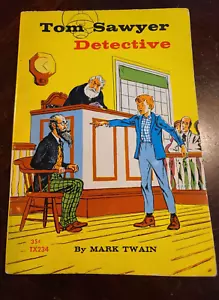 TOM SAWYER DETECTIVE, 1959, 2nd Print, VG, TAB Books Children's Series - Foto 1 di 7