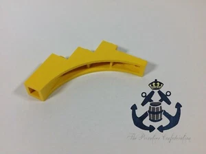 LEGO Castello Vintage/Pirata Mattoncino Giallo, Arco 2339 Fortezza Falco Nero 6074 - Foto 1 di 1