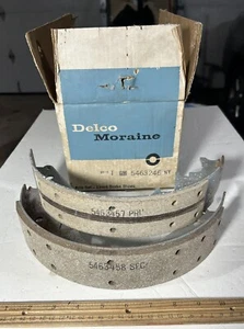 NOS GM 1958-1970 BUICK 12” x 2.25” Riveted Brake Shoe Half Set #5463246 - Picture 1 of 12