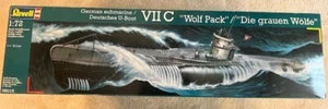 VIIC Wolf Pack German Submarine, Revell, #05015, Sealed Inner Packaging - Picture 1 of 2