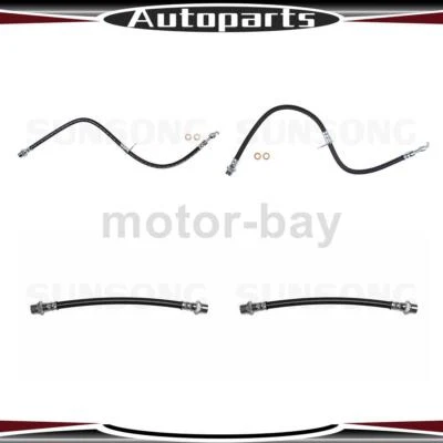 Línea de freno de manguera hidráulica de freno delantero trasero para Pontiac Vibe 2003 2005 2006 2008 Foto 1 de 4