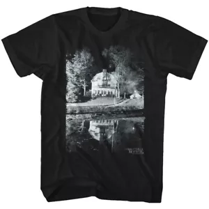 The Amityville Horror Scary House Reflection On Lake Men's T Shirt - Picture 1 of 3
