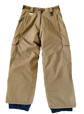 Calça de esqui Youth Girls 686 Smarty Tech tamanho médio snowboard forro destacável bege - Imagem 1 de 4