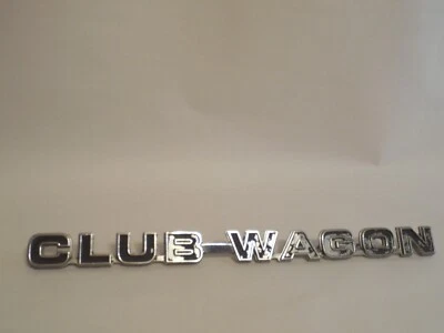 Emblema Club Wagon 1975 1977 1978 1979 1980 1981 Ford Econoline E150 E250 E350 O Foto 1 de 4