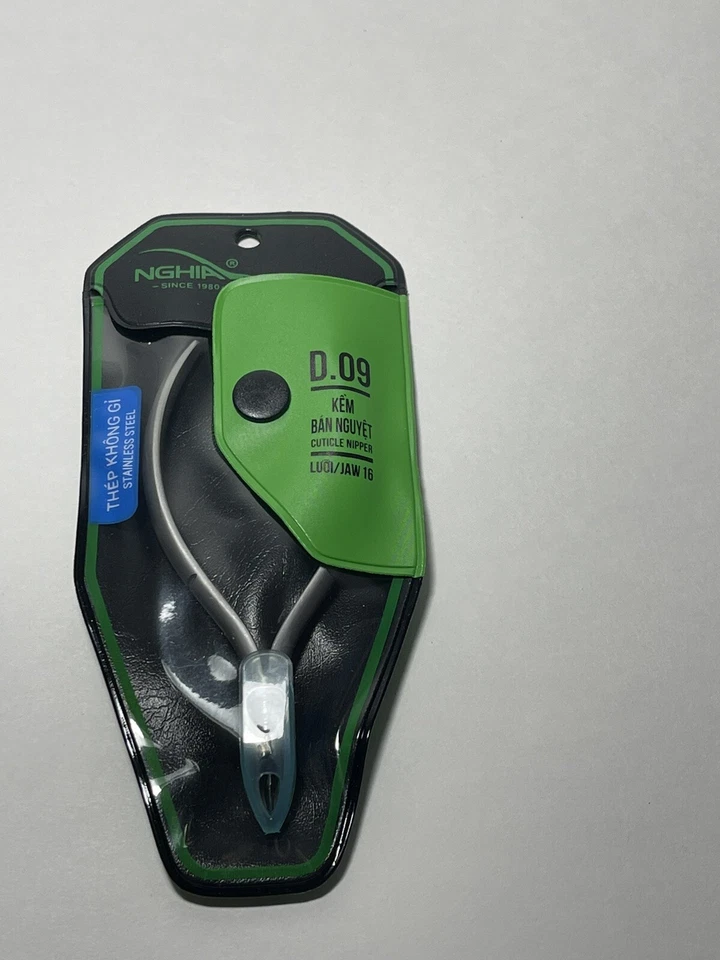 Nghia - Stainless Steel Cuticle Nipper D-09 Jaw 16 - Изображение 1 из 1