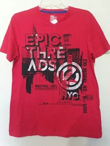 NEW Epic Threads T-shirt Teens Size XL 18/20 Cotton Short Sleeve Graphic Print - Picture 1 of 6